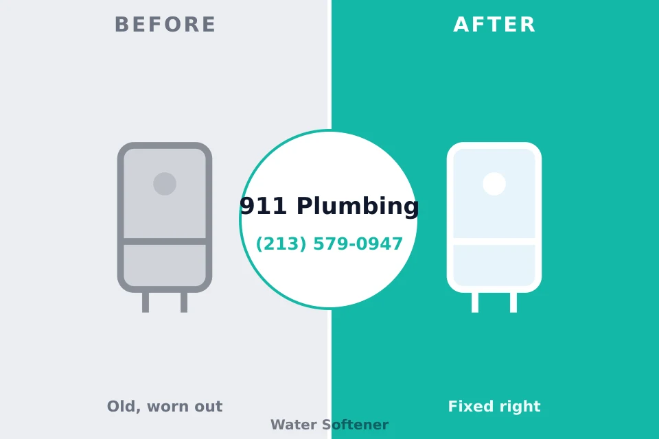 Before and after: plumbing repair Fillmore, UT